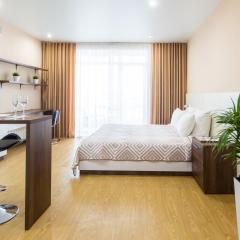 1-комнатные апартаменты улучшенные с 1 двуспальной кроватью