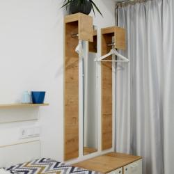 Номер эконом с 1 двуспальной кроватью (с завтраком, без окна)