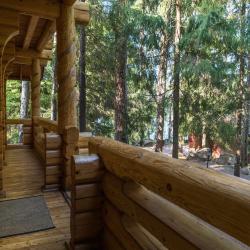 Коттедж апартаменты с 2 двуспальными кроватями Лесной