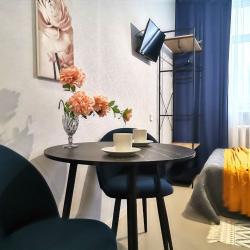 1-комнатные апартаменты студия г. Тюмень ул. Пермякова, 43А