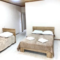 Номер стандарт комфорт с 1 односпальной и 1 двуспальной кроватью