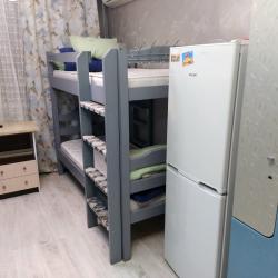 Кровать в 6-местном общем мужском номере (9)