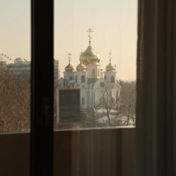 Номер стандарт с 1 двуспальной кроватью (с завтраком)