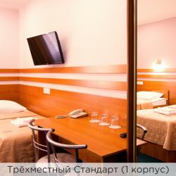 Номер стандарт с 3 односпальными кроватями (с завтраком) (корпус 1)