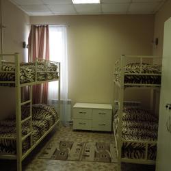 Кровать в 8-местном общем номере (удобства на этаже)