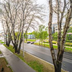 1-комнатные апартаменты студия с 1 двуспальной кроватью