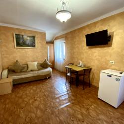Комната стандарт с 1 двуспальной кроватью и диваном