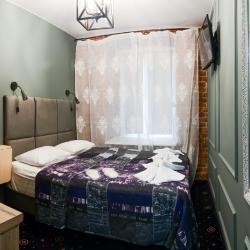1-комнатные апартаменты студия с 1 двуспальной кроватью