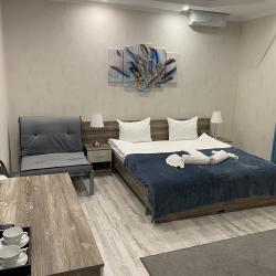 Комната улучшенная с 1 двуспальной кроватью и видом на город