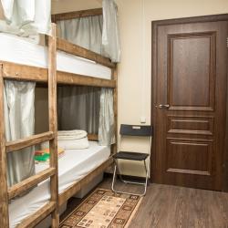 Кровать в 8-местном общем номере (без удобств, двухъярусные кровати)